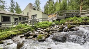 A Mountainside Getaway In Colorado, This Vacation Rental Home In Breckenridge Has A Private Waterfall