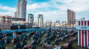 Watch Old School Movies On The Roof With A Backdrop Of Miami’s Skyline At Rooftop Cinema Club
