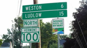 The Scenic Drive In Vermont That Runs Straight Through The Charming Small Town Of Weston