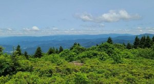 The North Carolina Trail With Forests, A Waterfall, And An Overlook You Just Can’t Beat