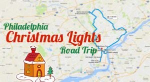 The Christmas Lights Road Trip Around Philadelphia That’s Nothing Short Of Magical