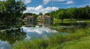 A Nature Getaway In Wisconsin, This Resort Has A Private Waterfall And Pond